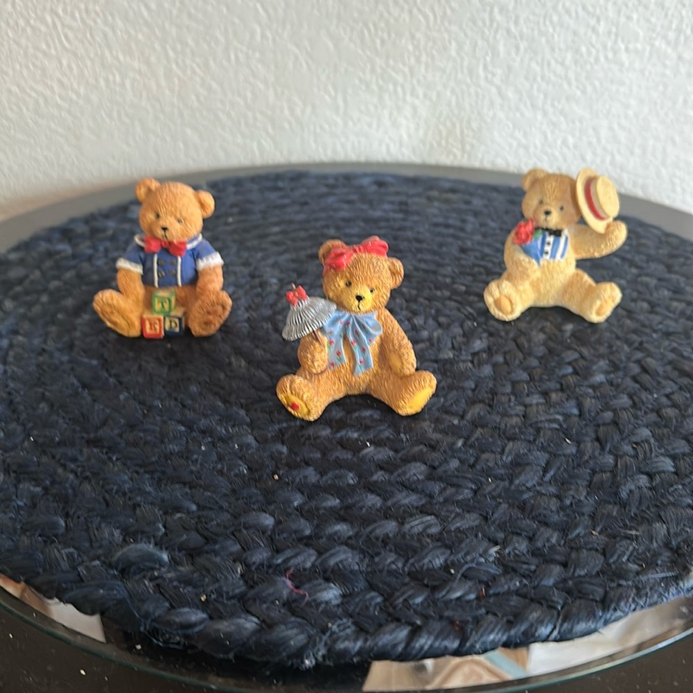 Bronson Collectables Bear Figurines Lot of 3